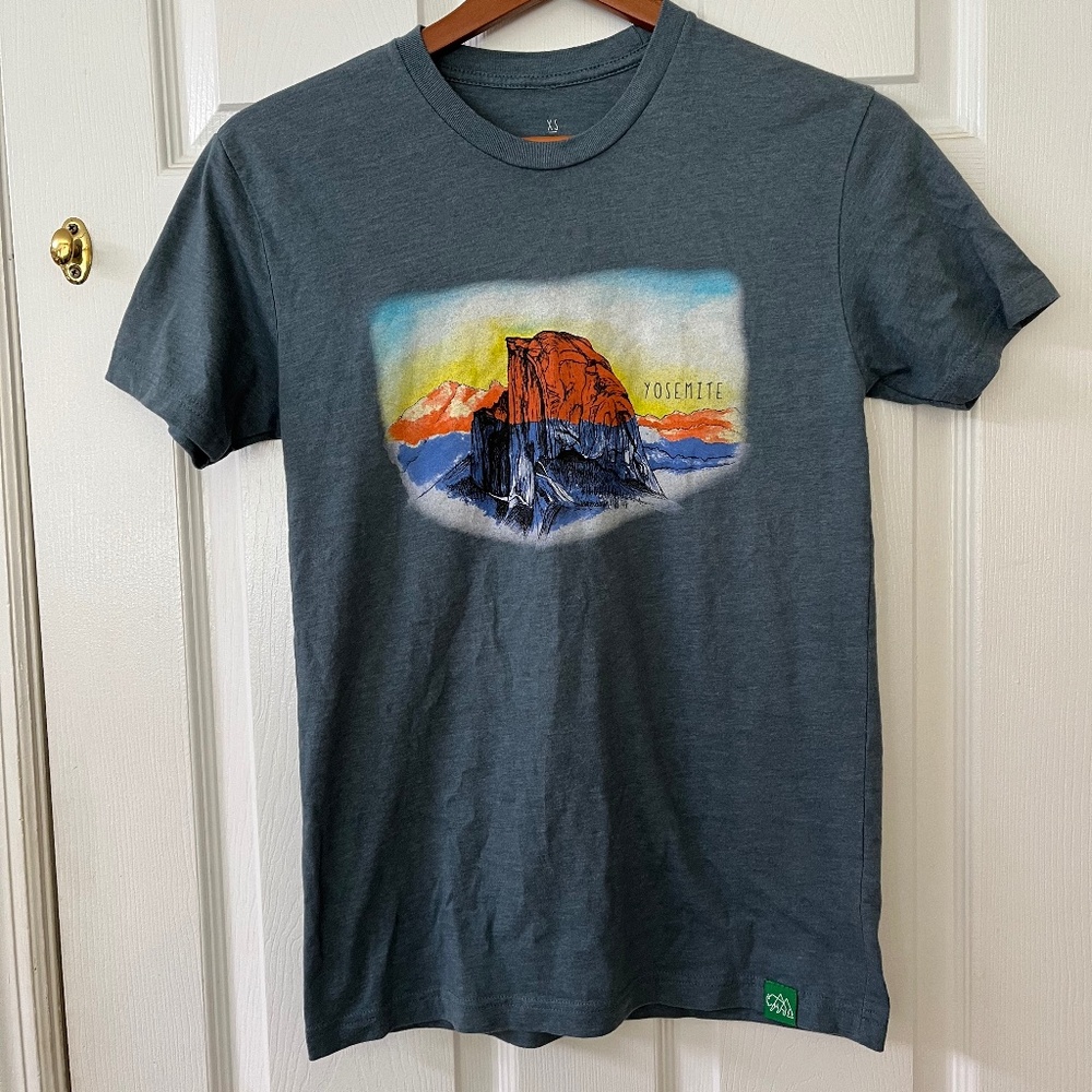 Wild tribute Yosemite blue tshirt